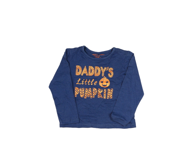 Tmavě modré halloween triko 