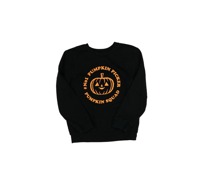 Černá halloween mikina s dýní George
