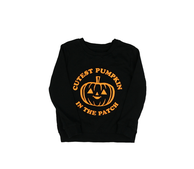 Černá halloween mikina s dýní George