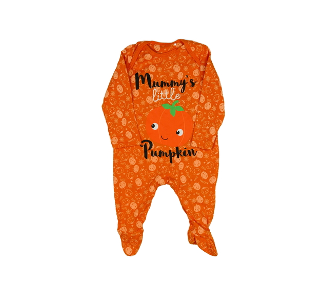 Oranžový halloween overal 