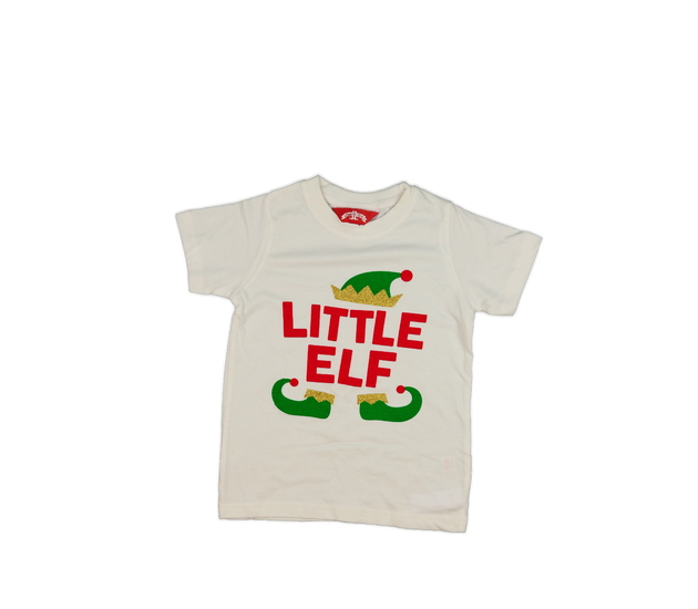 Bílé vánoční triko 