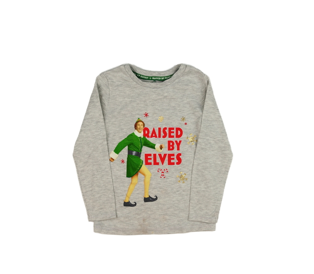 Šedé melírované vánoční triko George