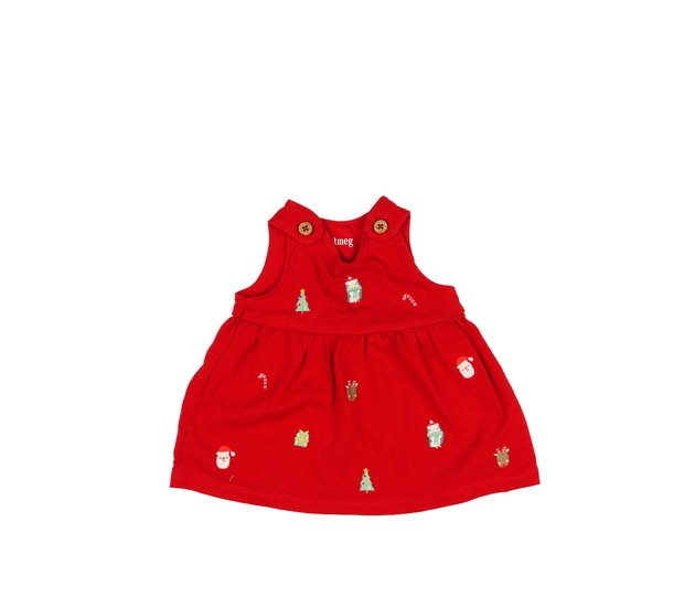 Červené vánoční šaty Nutmeg