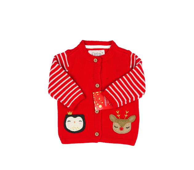 Nový červený vánoční svetr F&F