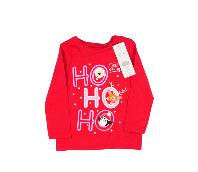 Nové červené vánoční triko F&F