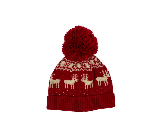 Červená vánoční čepice John Lewis 
