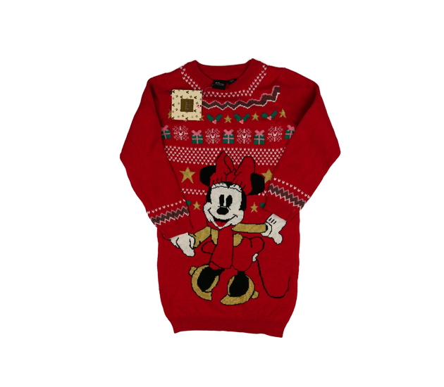 Nové vánoční svetrové šaty Minnie Disney Primark