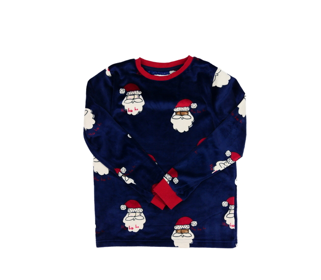 Tmavě modrá vánoční mikina F&F