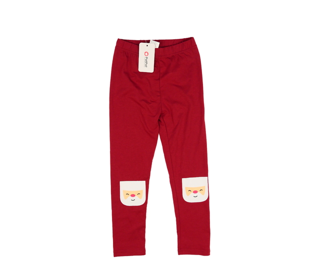 Nové tmavě červené vánoční legíny 