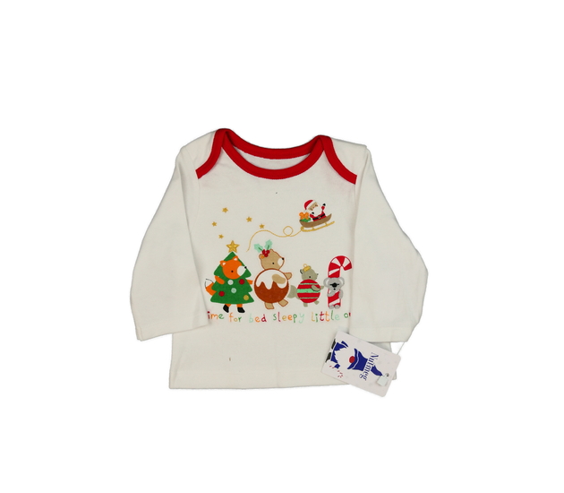 Nové bílé vánoční triko Nutmeg