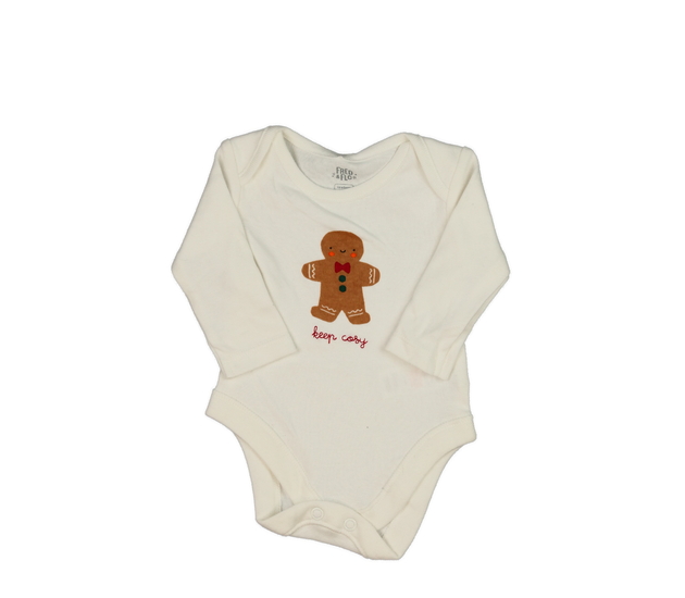 Bílé vánoční body s perníčkem F&F