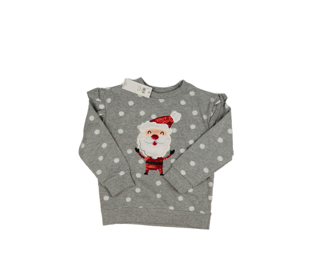 Nová šedá vánoční mikina se Santou M&Co