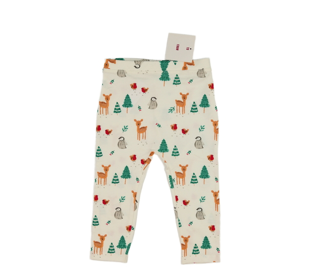 Nové bílé vánoční legíny 