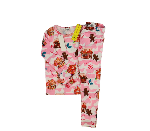 Růžové vánoční pyžamo 