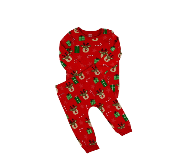 Červené vánoční pyžamo F&F