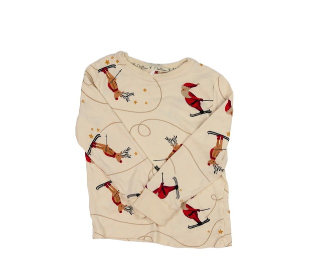 Hnědé vánoční pyžamové triko George