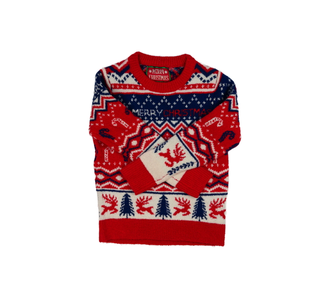Barevný vánoční svetr 