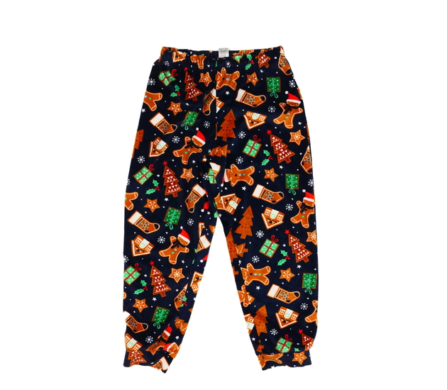 Tmavě modré vánoční pyžamové kalhoty Tu 