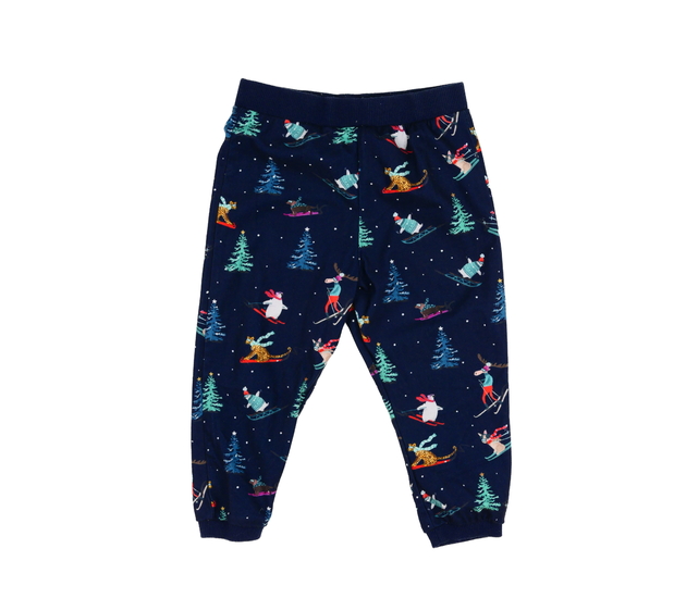 Tmavě modré vánoční tepláčky F&F