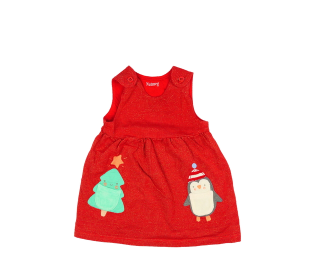 Červené vánoční šaty Nutmeg