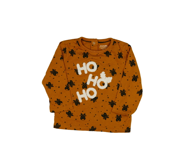 Hnědé vánoční triko