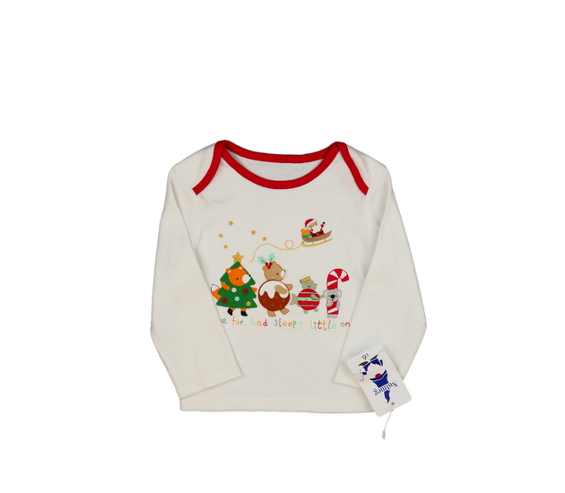 Nové bílé vánoční triko Nutmeg