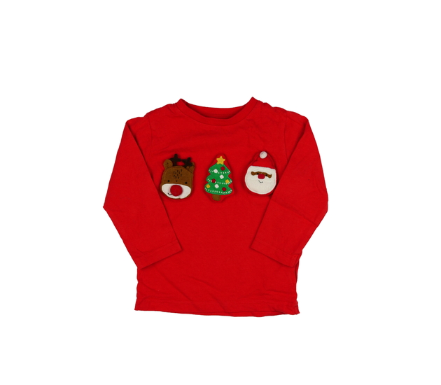Červené vánoční triko Next