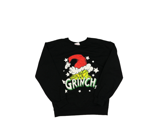 Černá vánoční mikina Grinch 