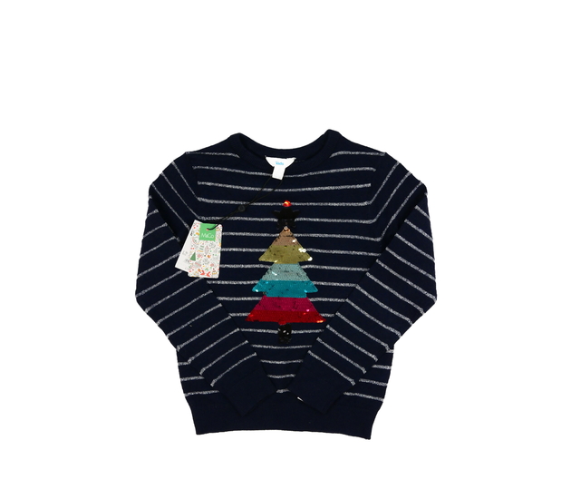 Nový modrý vánoční svetřík M&Co 