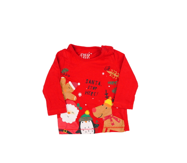 Červené vánoční triko F&F