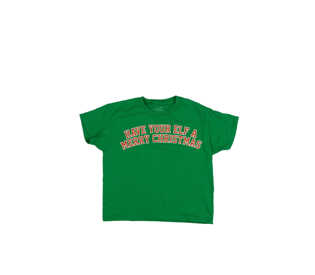 Zelené vánoční triko 