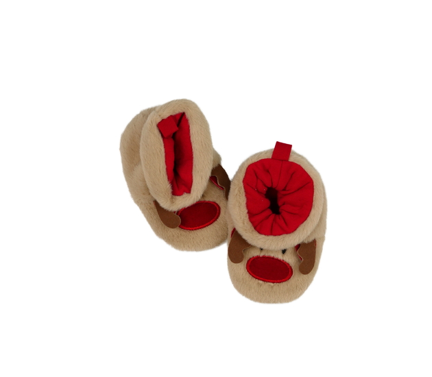 Hnědé vánoční bačkůrky 