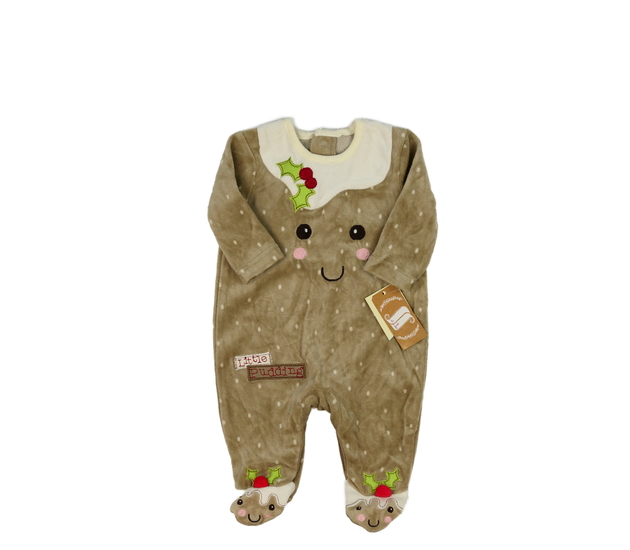 Nový hnědý vánoční overal George