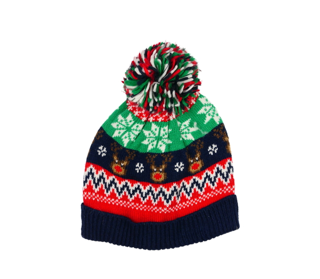 Tmavší vánoční čepice 