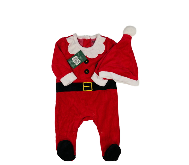 Nový vánoční overal a čepička 