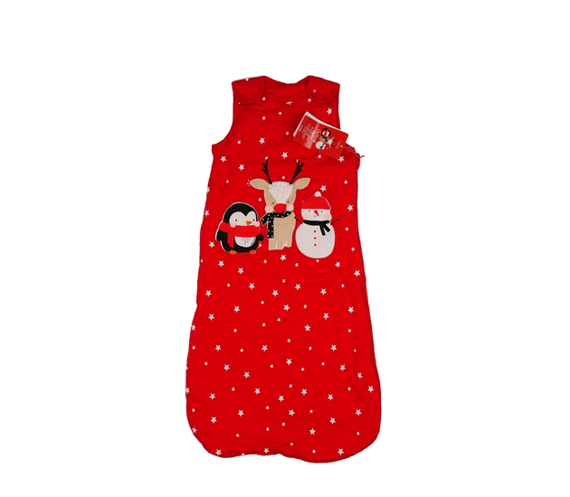 Nový červený vánoční spací pytel 