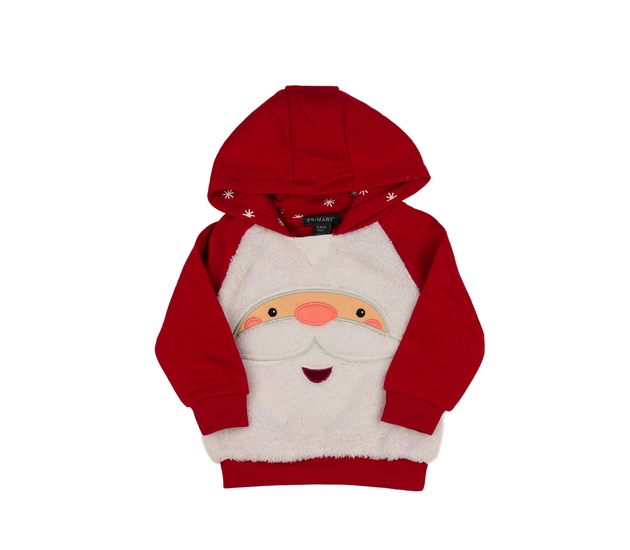 Červená vánoční mikina Primark 