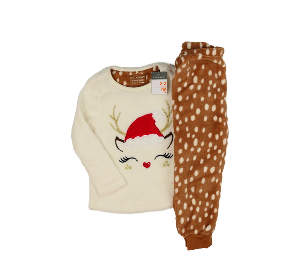 Nové teplé vánoční pyžamo Primark 