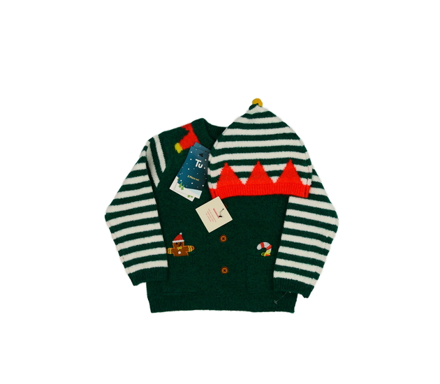 Nový vánoční svetr a čepice Tu 