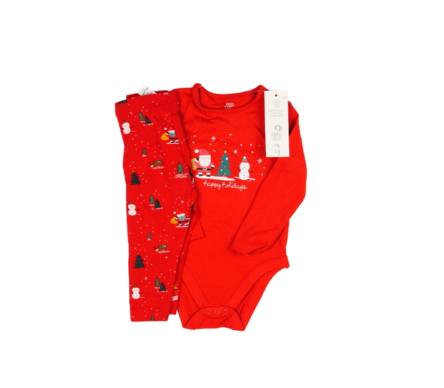 Nový červený vánoční set F&F