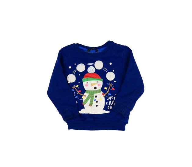 Modrá mikina se sněhulákem George