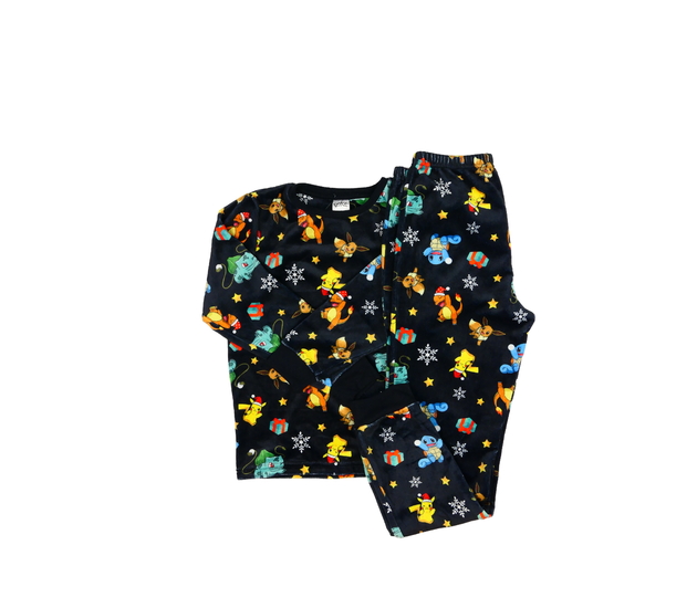 Tmavé vánoční pyžamo Pokémon Tu