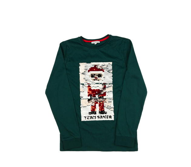 Zelené vánoční triko Bluezoo 