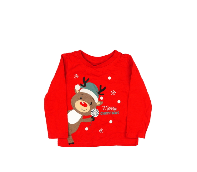 Červené vánoční triko 