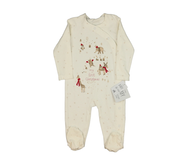 Nový krémový vánoční overal George