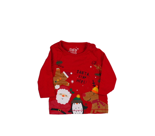Červené vánoční triko F&F