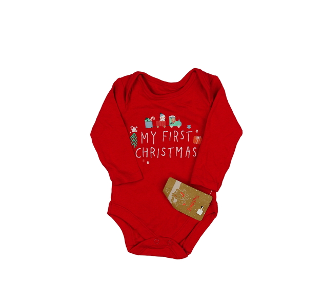 Nové červené vánoční body Nutmeg