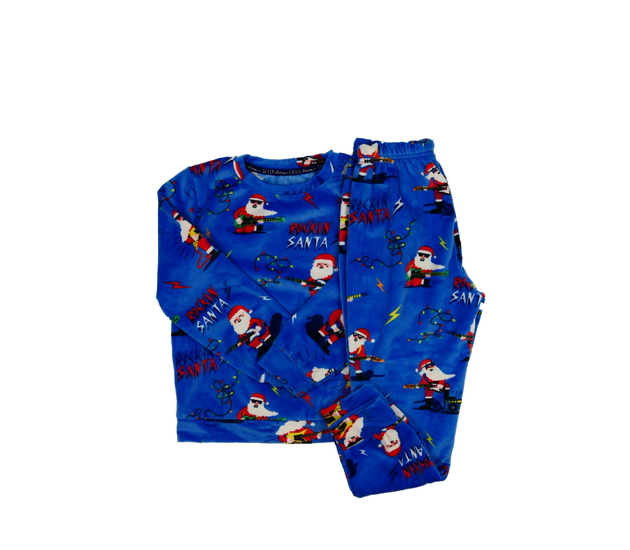 Modré vánoční pyžamo Tu 