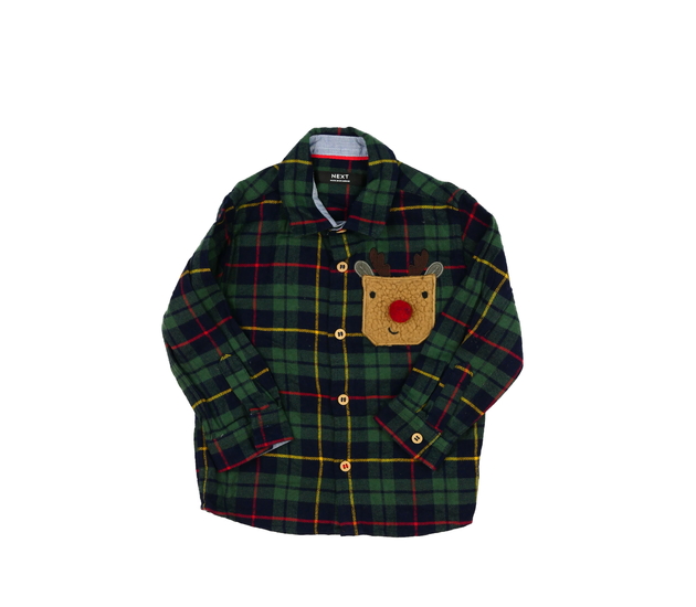 Zelená vánoční košile Next