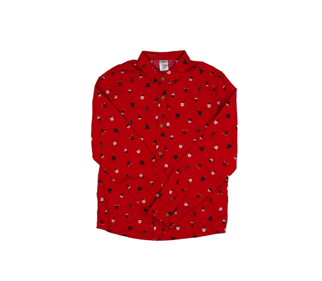 Červená vánoční košile 
